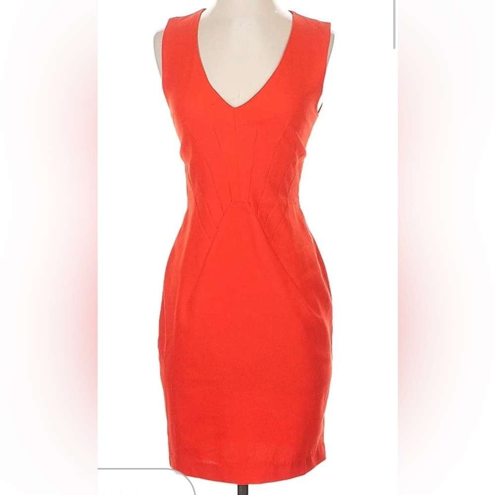 Alex + Alex red sleeveless dress